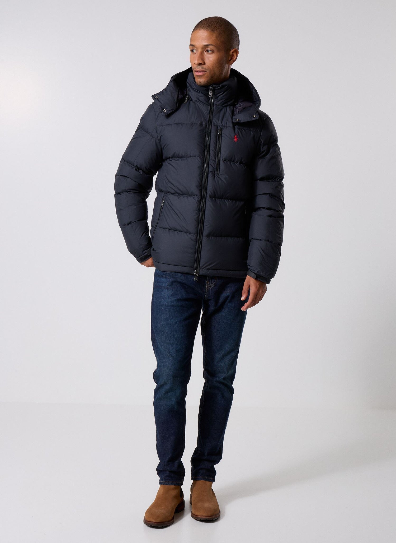 Polo Ralph Lauren | Doudoune Bomber Homme Noire – Veste Rembourrée Chaude et Élégante