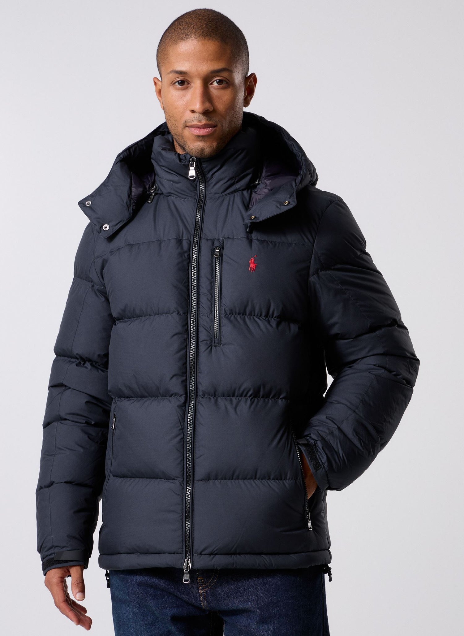 Polo Ralph Lauren | Doudoune Bomber Homme Noire – Veste Rembourrée Chaude et Élégante