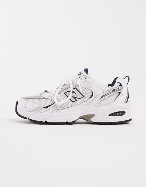 New Balance – 530 | Baskets Homme – Chaussures de Running Rétro Blanc et Gris au Confort Classique
