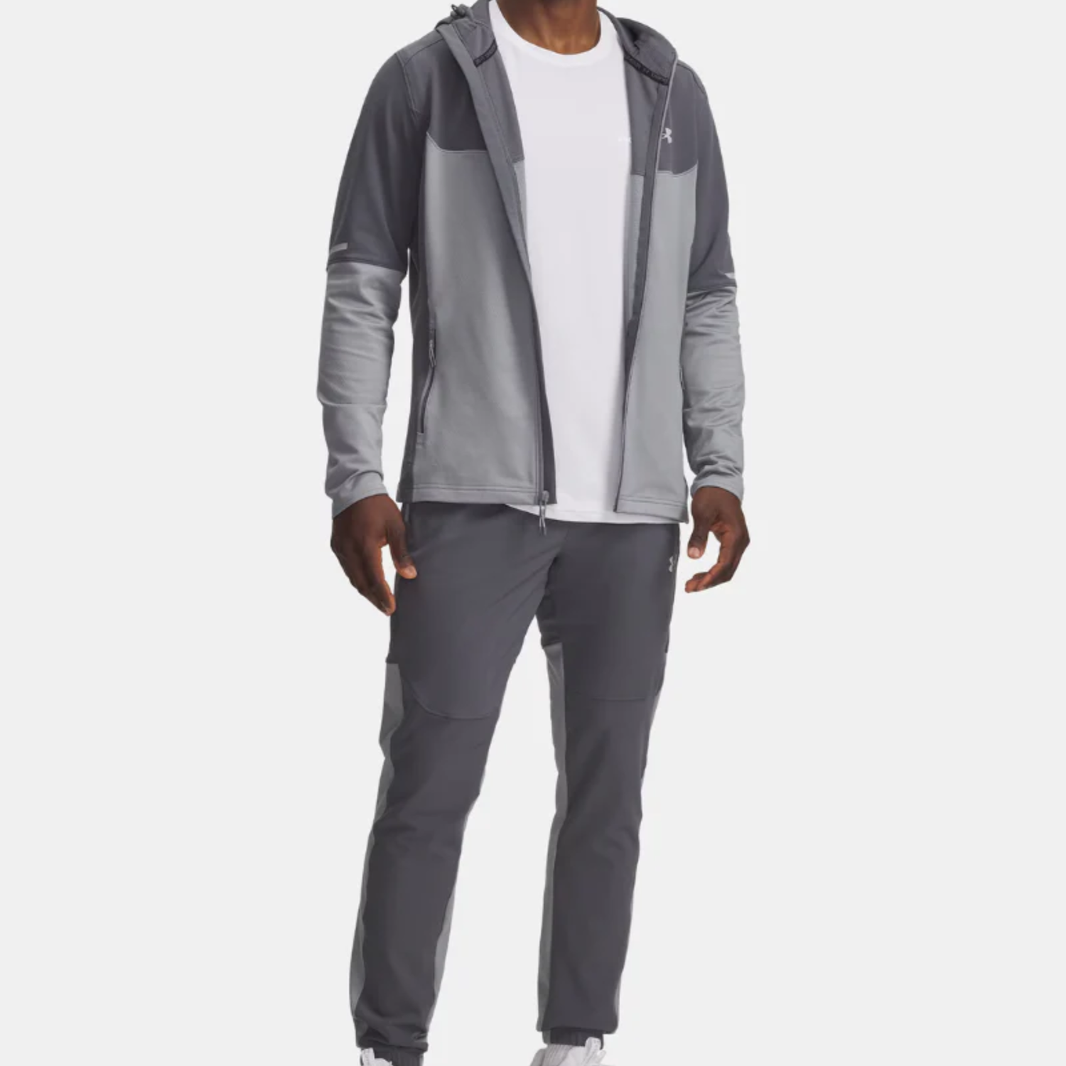 Under Armour - Survêtement d'hiver tissé utilitaire - Gris