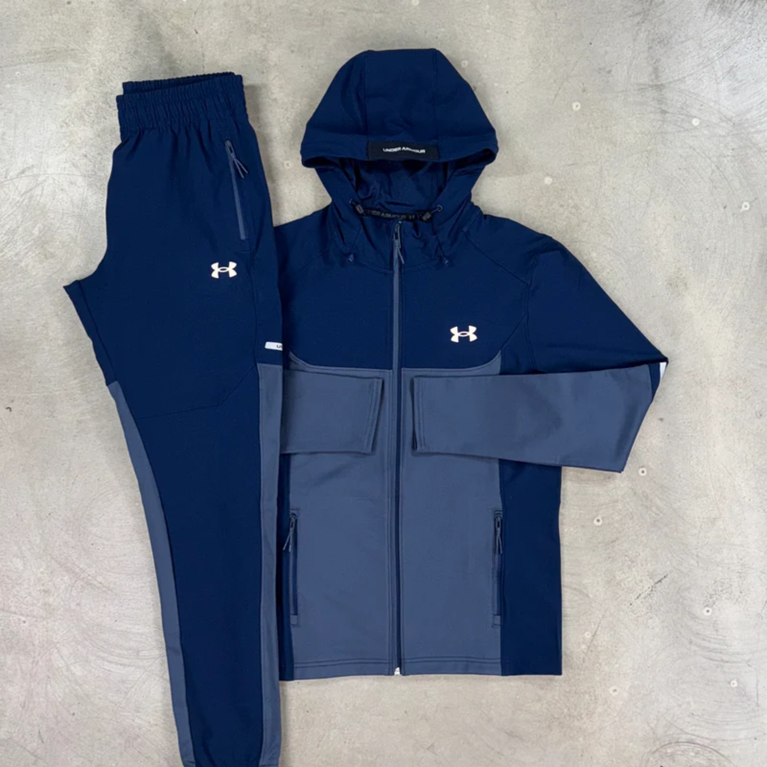Under Armour - Survêtement d'hiver tissé utilitaire - Bleu marine