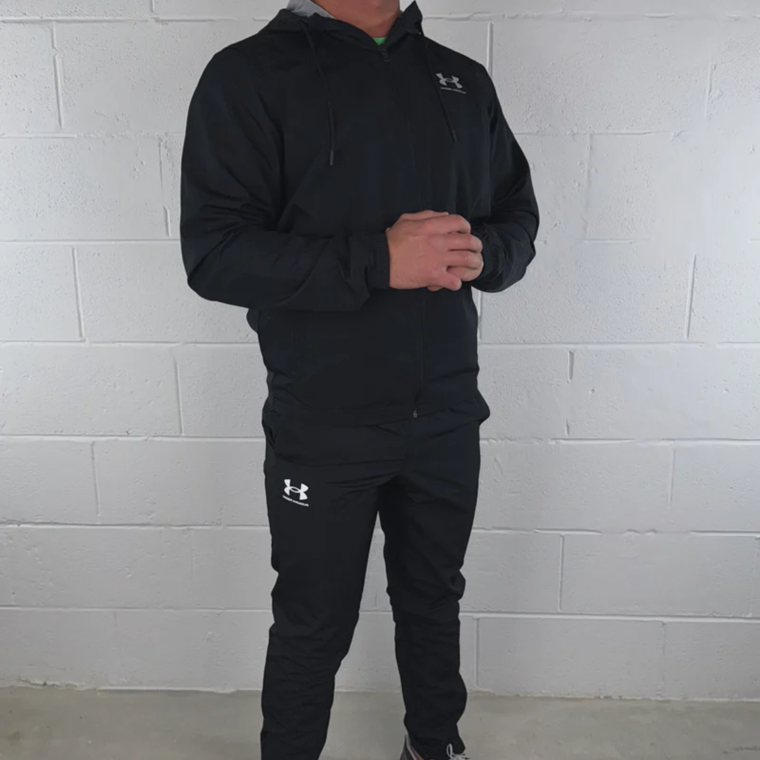 Under Armour - Survêtement tissé - Noir