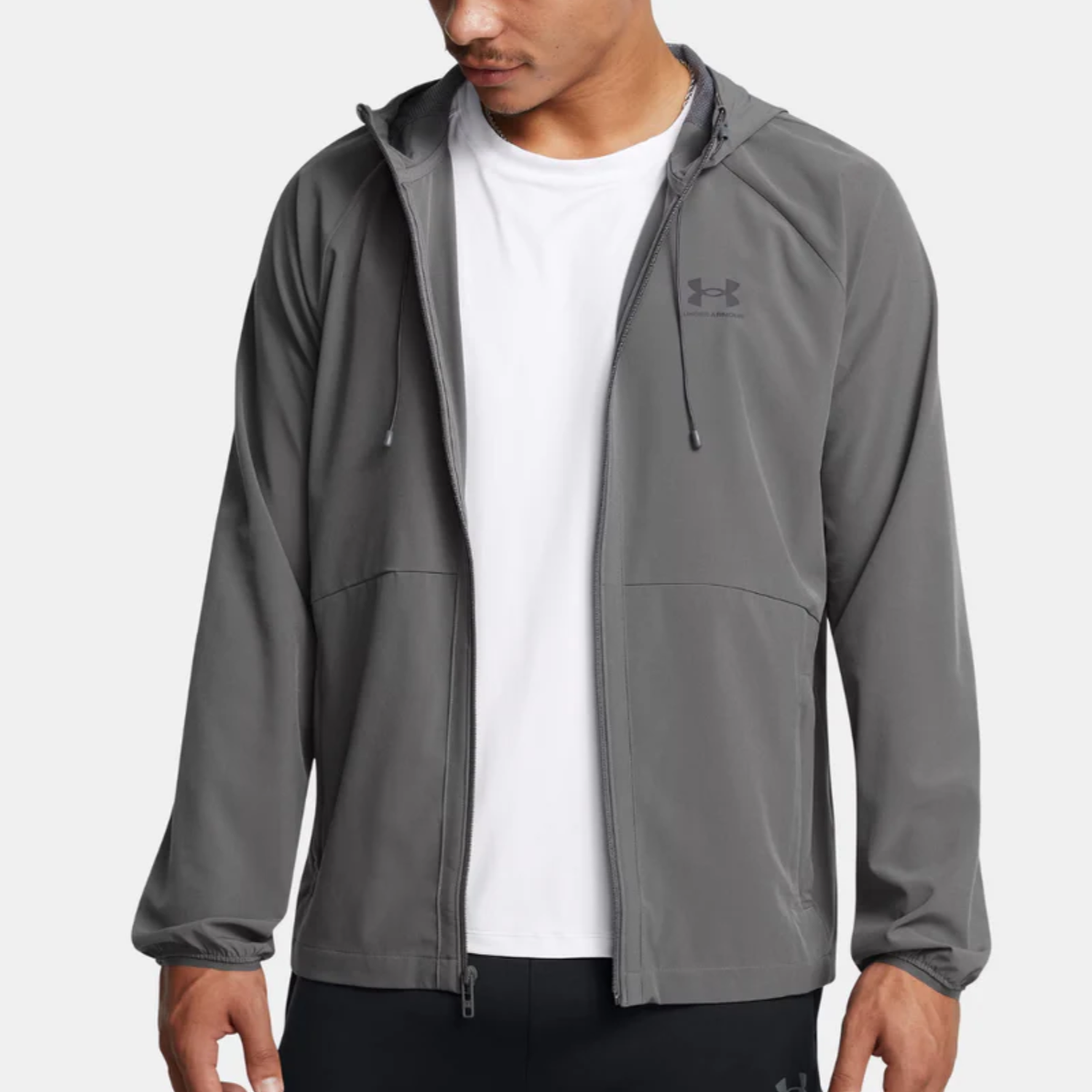 Under Armour - Coupe-vent extensible tissé - Gris