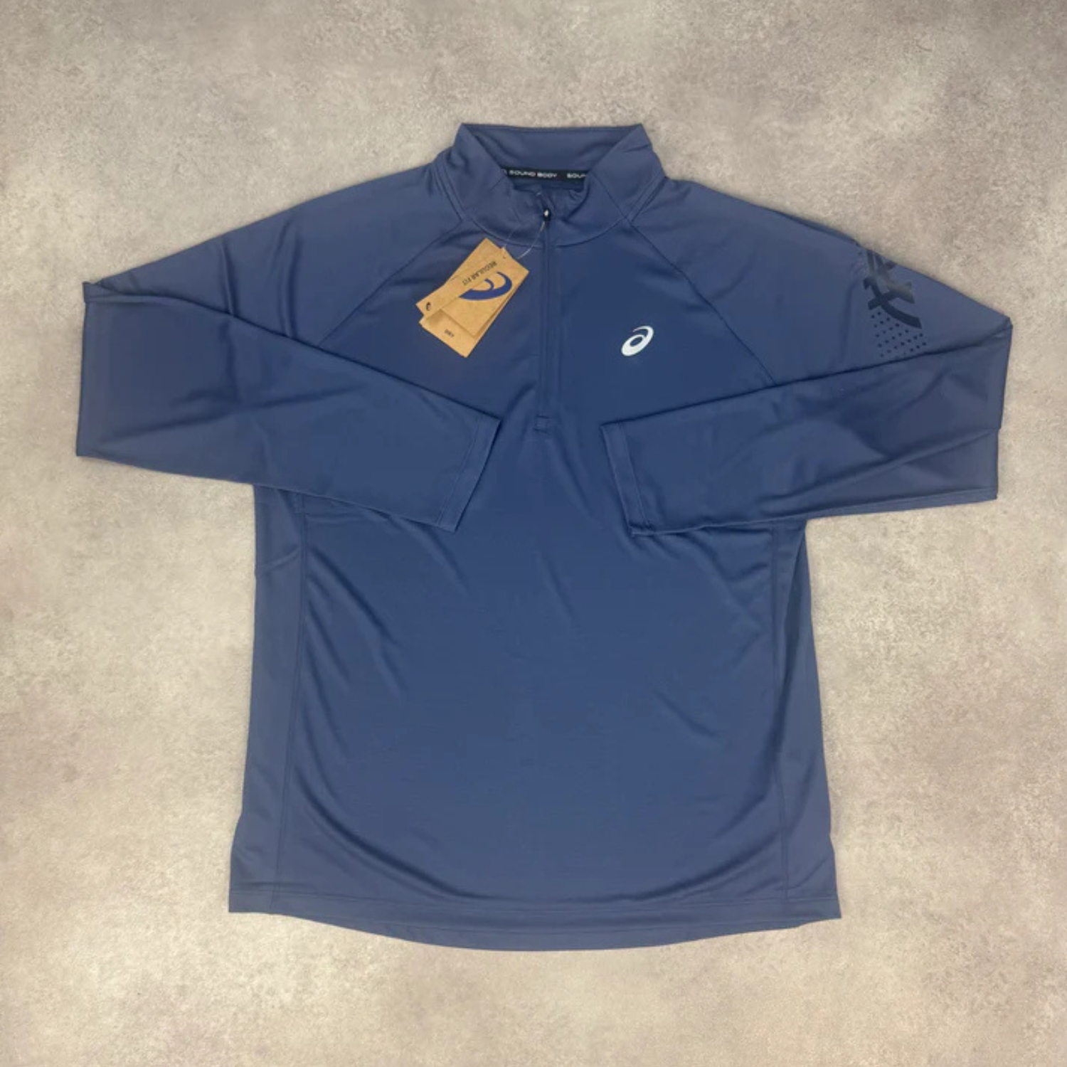 Asics – Ensemble Pacer 1/2 Zip | Bleu Nuit – Survêtement Léger d’Entraînement à Coupe Athlétique Moderne