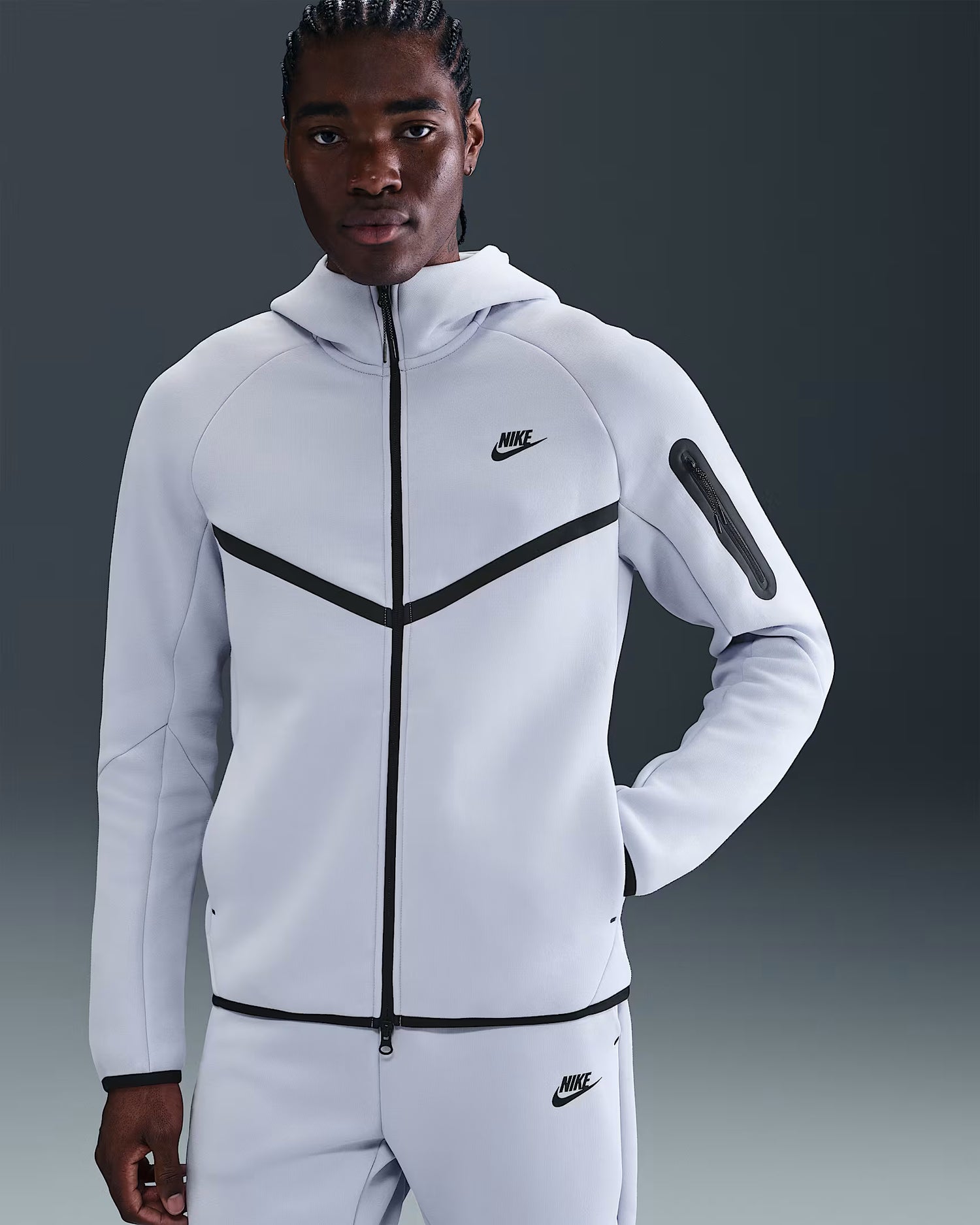 NIKE Windrunner – Veste  Homme en Polaire, à Zip Intégral, Chaleur Légère & Confort
