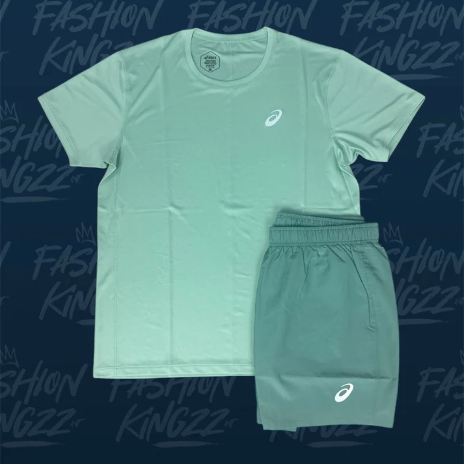 Asics – Ensemble de Running | Menthe – Léger, Respirant et Tenue d’Entraînement Performante